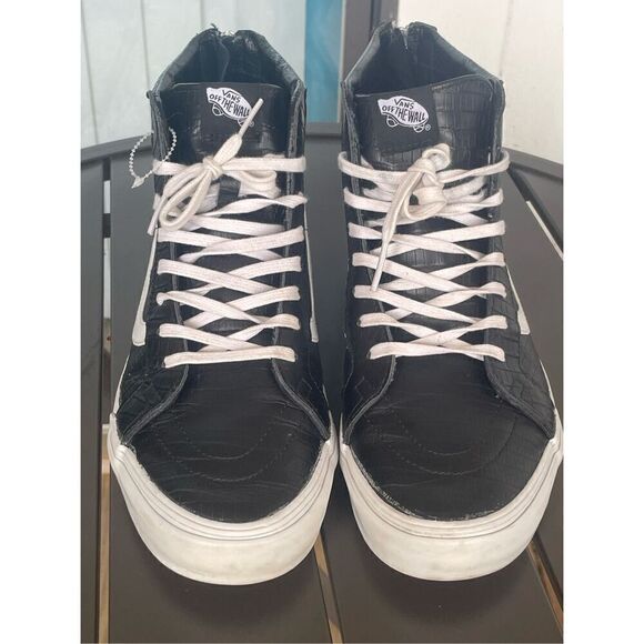 Vans Off The Wall SK8 High Top High Zip Croc Leather Sneakers 11 main image 12